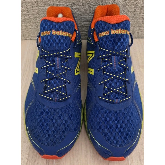 New Balance 980 Fresh Foam Running M980BY Blue Yellow Orange Year 2014 Size 11 - Picture 1 of 10